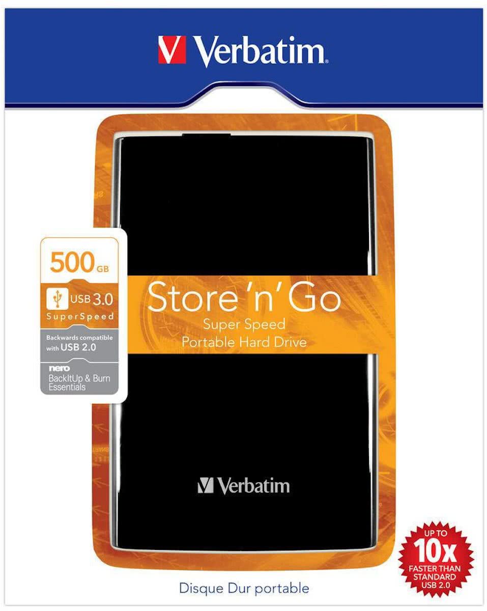 Verbatim Store n Go Super Speed - Externe harde schijf - 500 GB