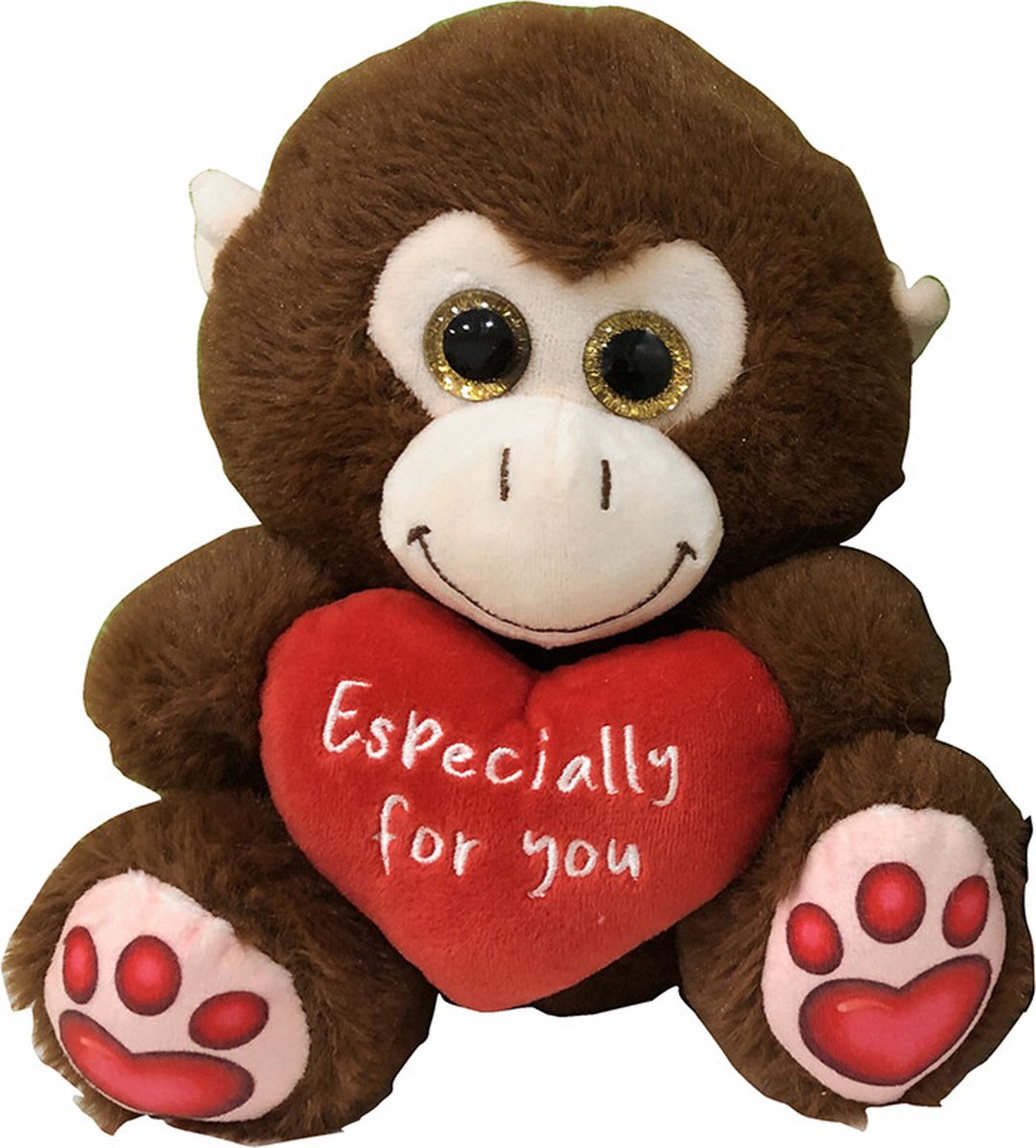 Panda pluche 18cm Liefste Juf