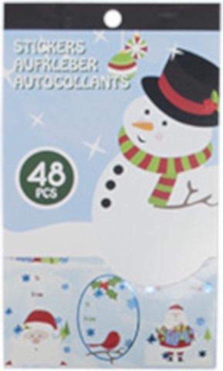 Verhaak Stickerblok Sneeuwpop A5 Papier 48 Stuks