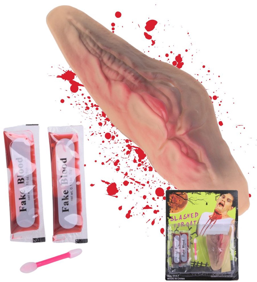 Halloween Nep Halswond met Nepbloed - Horror