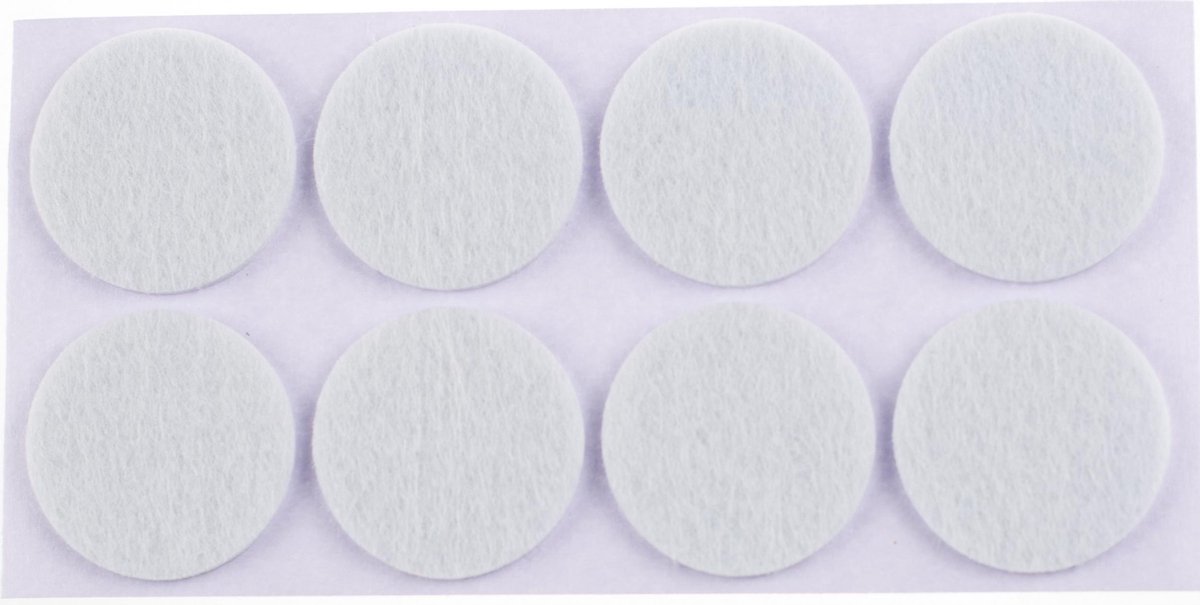   Anti-krasvilt Zelfklevend Diameter 28mm Wit 16 Stuks