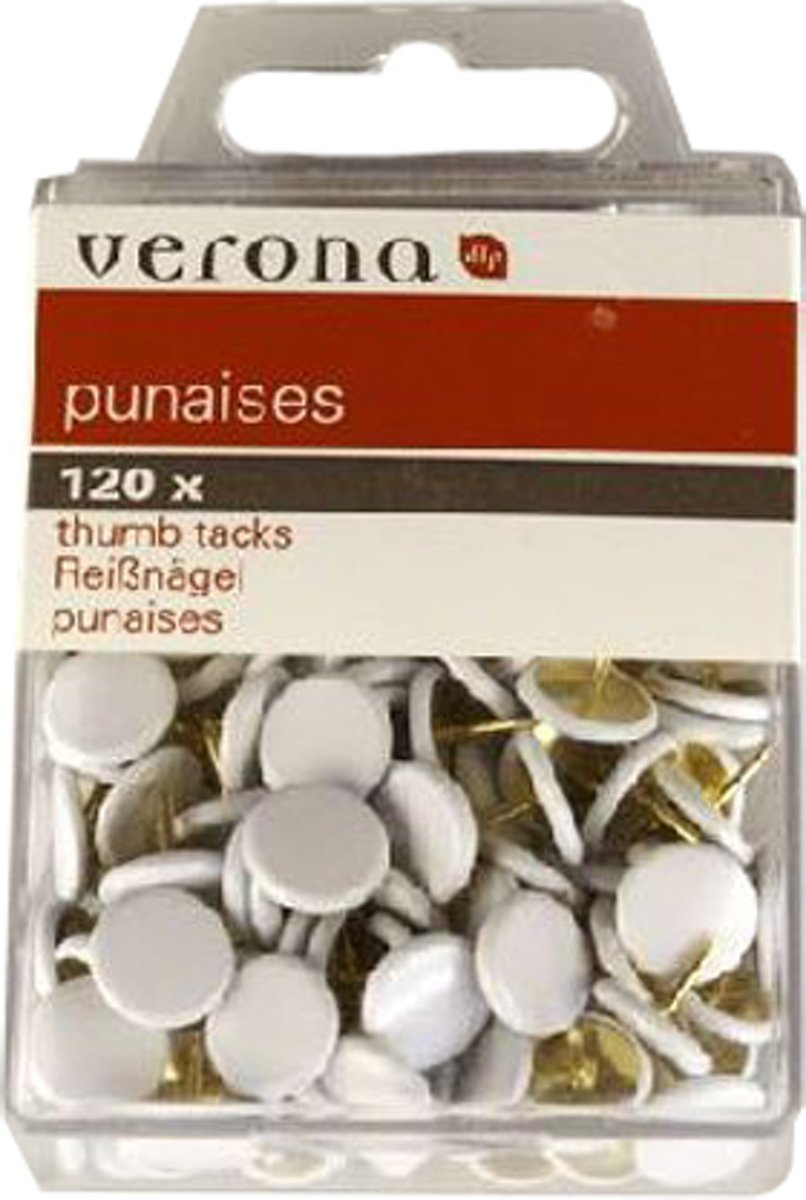 Punaises wit 120 stuks