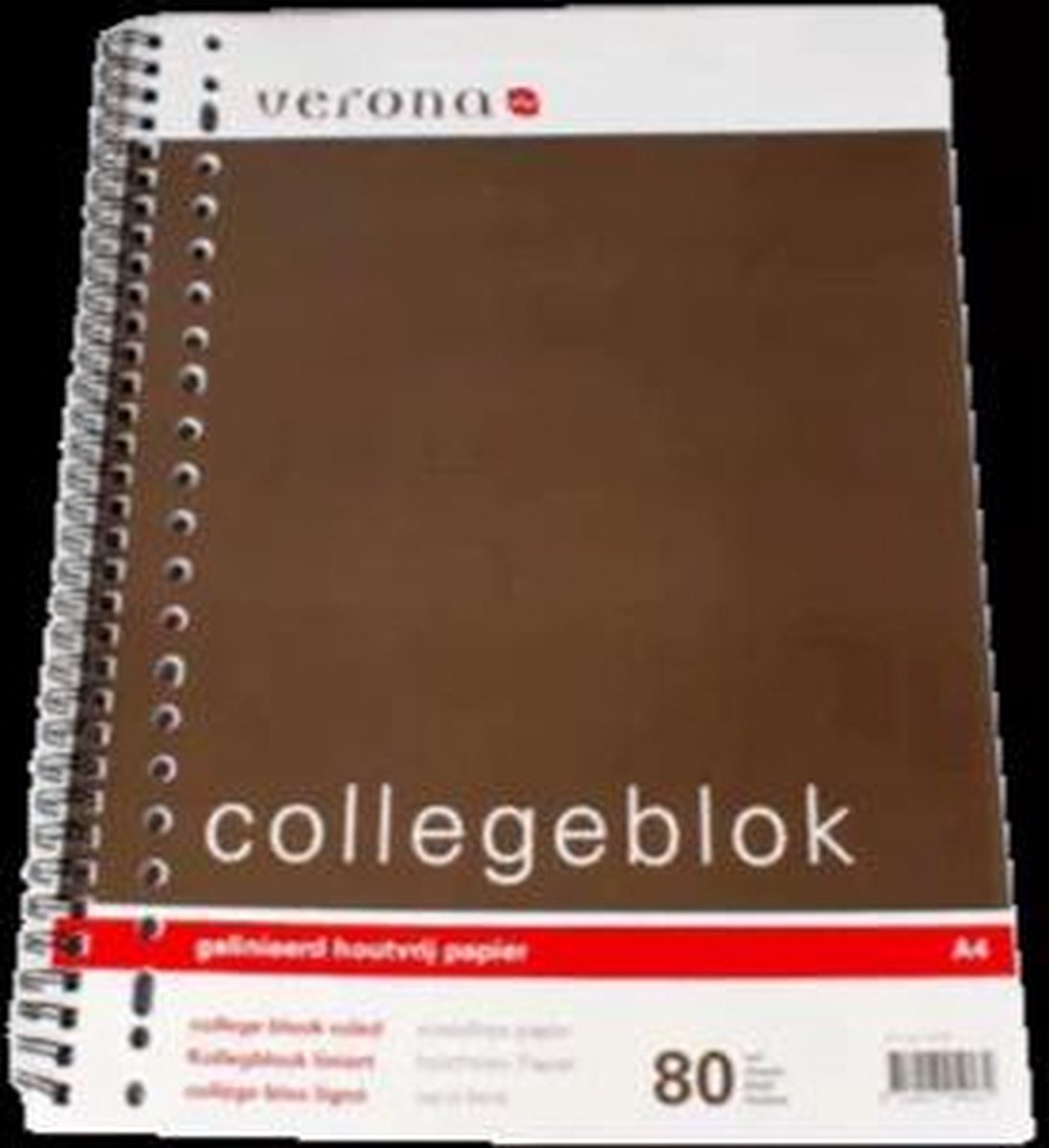   5 college spiraalblok 80 vel A4 verona