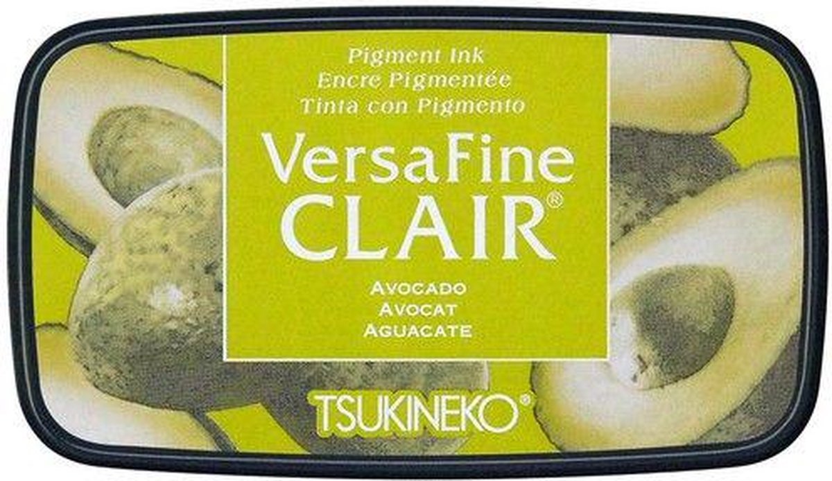 Versafine Clair - stempelkussen - avocado groen - pigment inkt