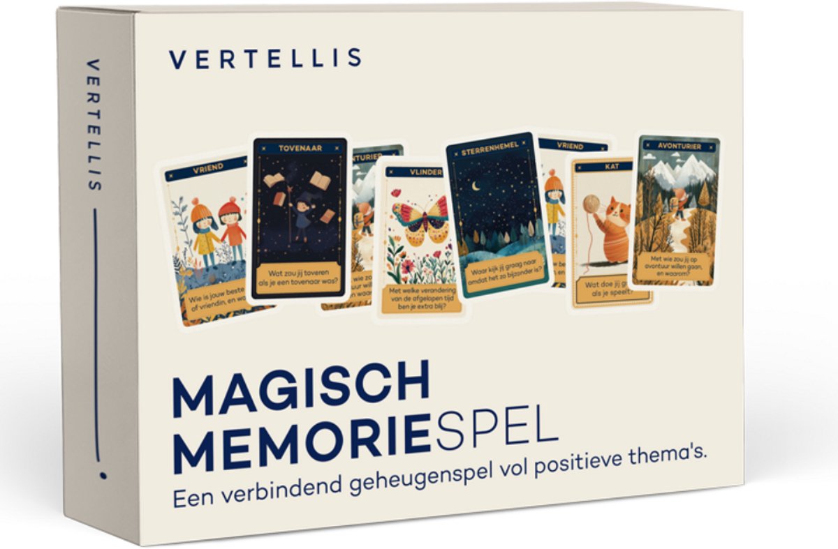 Vertellis - Magisch Memoriespel - Combineert het plezier van memory met de kracht van échte aandacht.