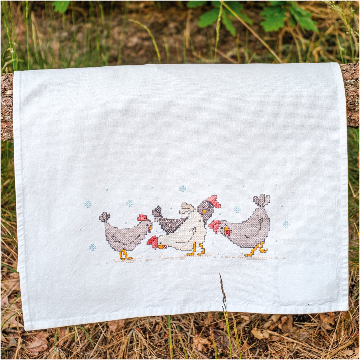 Vervaco - Handdoek kit Kippen - PN-0223101