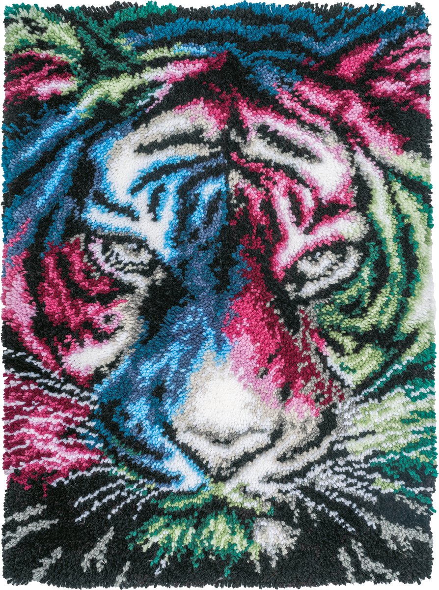 Vervaco - Knooptapijt kit Tijger - PN-0201538