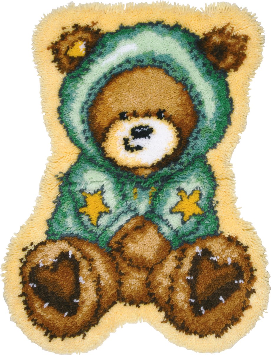 Vervaco - Knoopvormtapijt kit Popcorn Star sweater Popcorn beer - PN-0204870