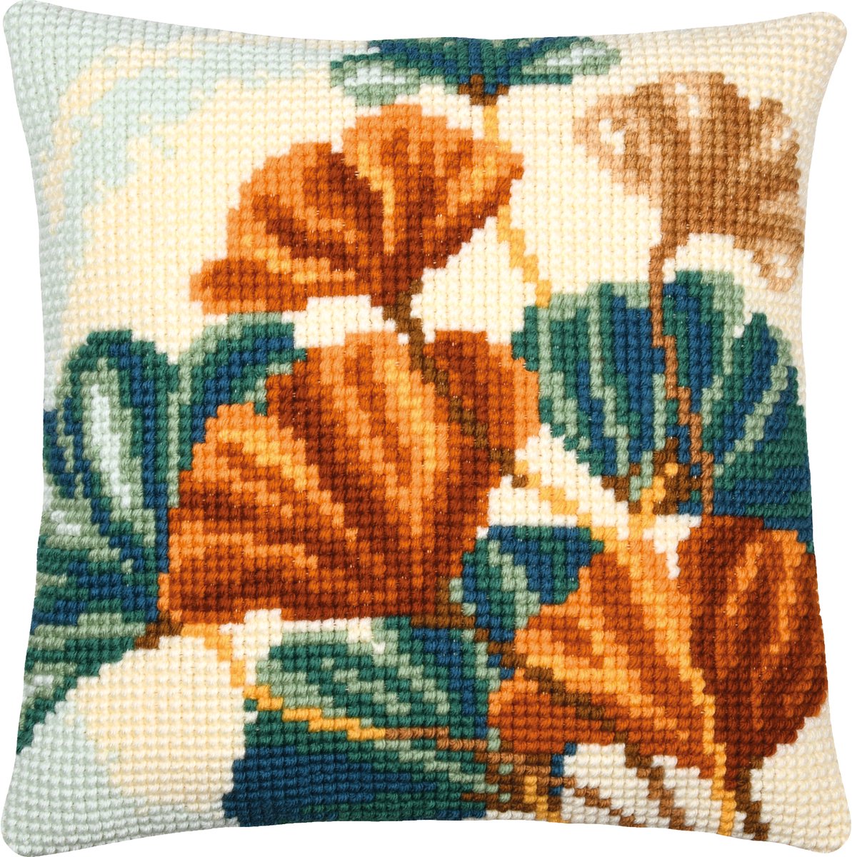 Vervaco - Kruissteekkussen kit Ginkobladeren - PN-0206655