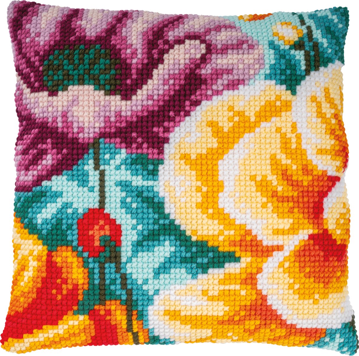 Vervaco - Kruissteekkussen kit Klaprozen - PN-0207215