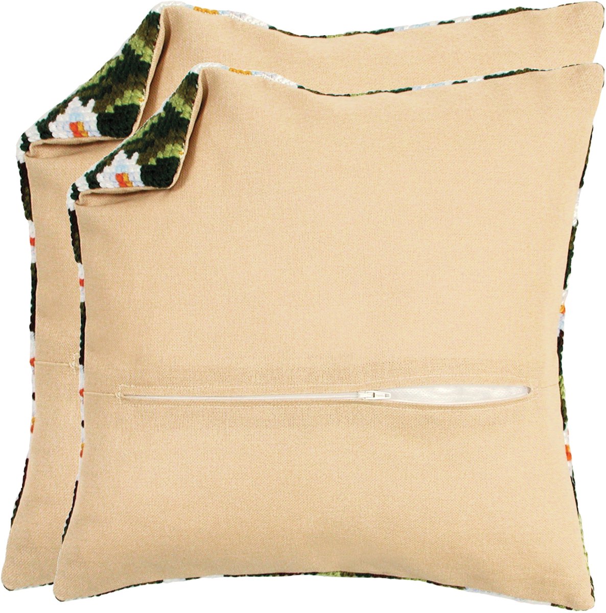 Vervaco - Kussenrug met rits - ecru set van 2 - PN-0231003