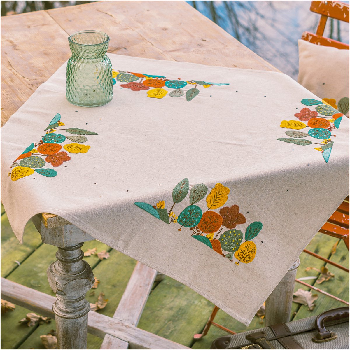 Vervaco - Tafelkleed kit Herfstbos - PN-0222656