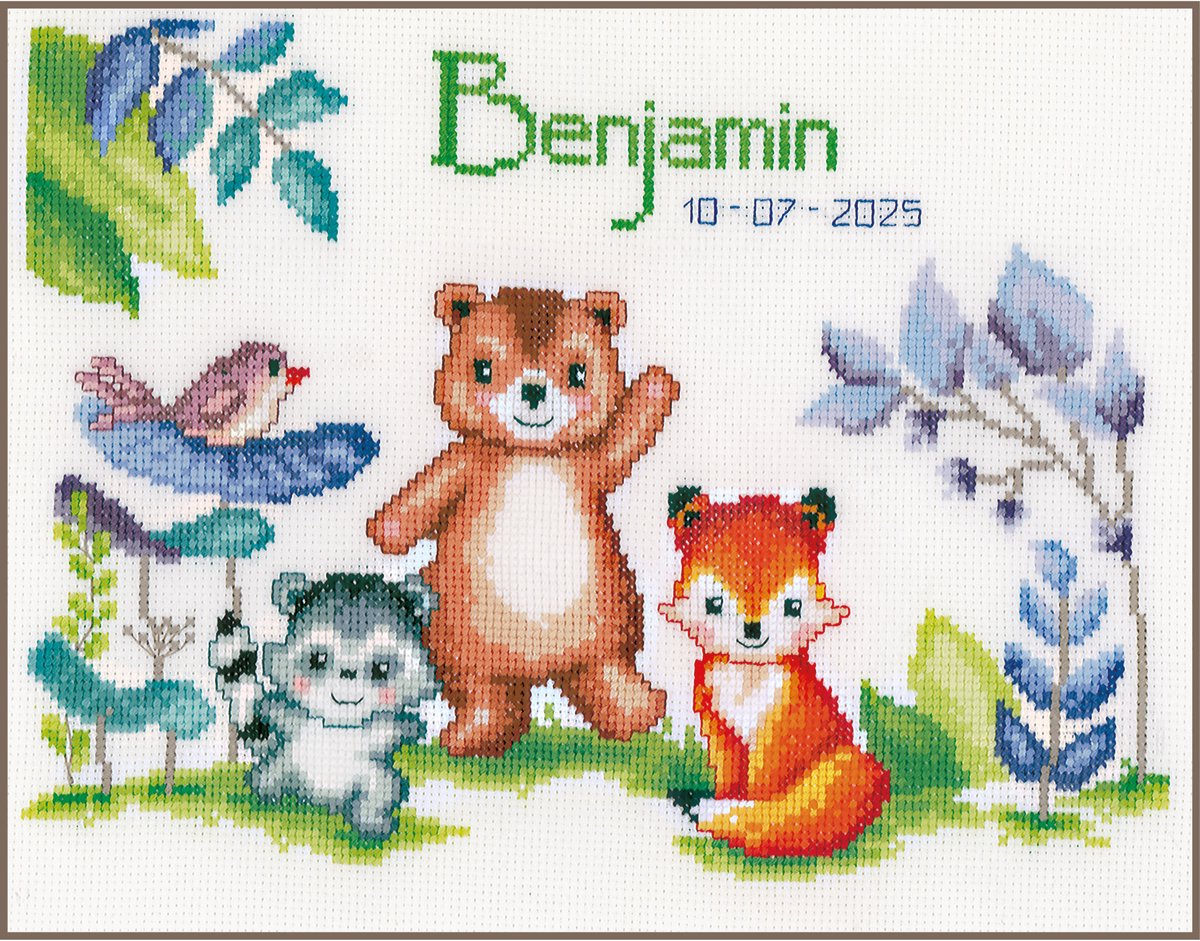 Vervaco - Telpakket kit Diertjes - PN-0203622