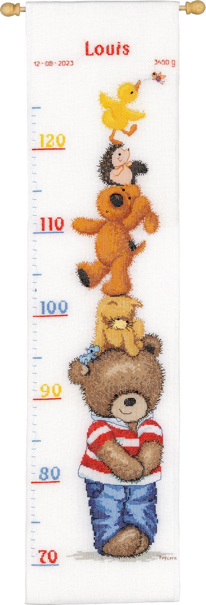 Vervaco - Telpakket kit Popcorn beer en vriendjes - PN-0202257