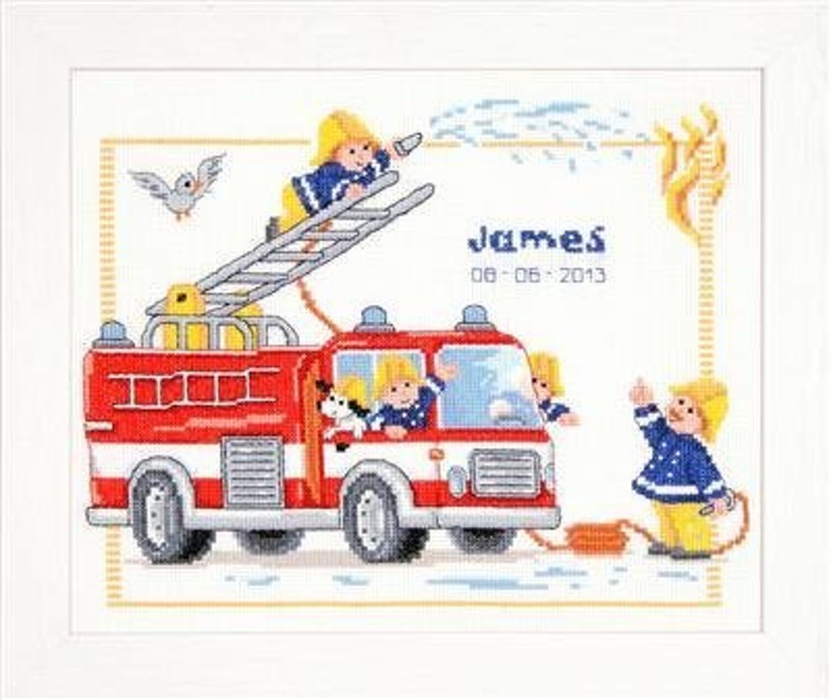 Vervaco Borduurpakket Brandweerauto