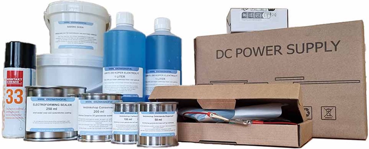 Electroforming Kit Super Koper - 12 liter , zonder voeding