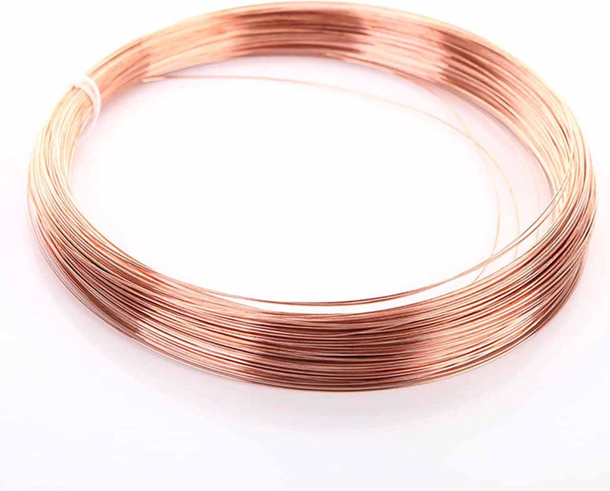 Ongelakt Koperdraad 1.25 mm - 5 meter