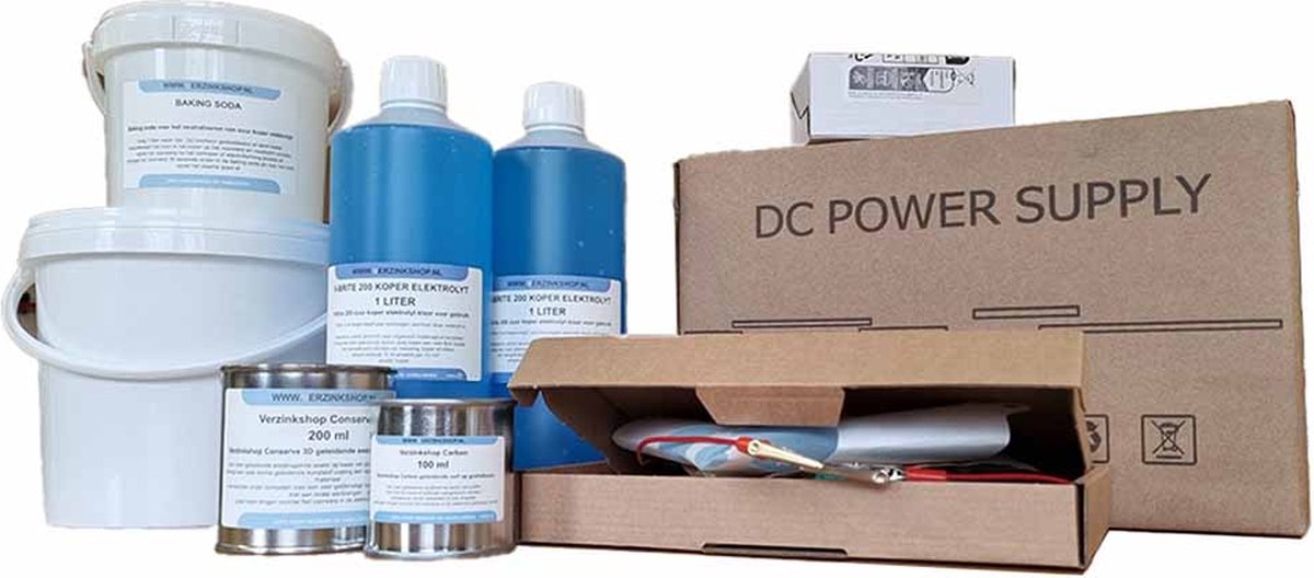 Sieraden Electroforming Kit Koper - 2 liter , zonder voeding