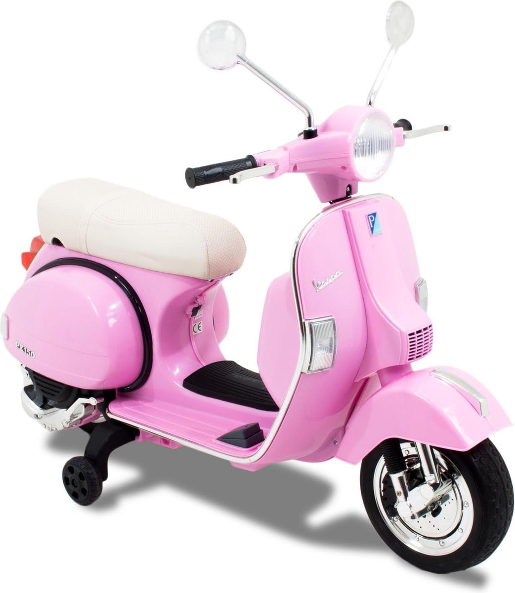   Elektrische Kinderscooter - Accu Scooter - 6V Accu - Sterke Accu - Afstandbediening - Roze