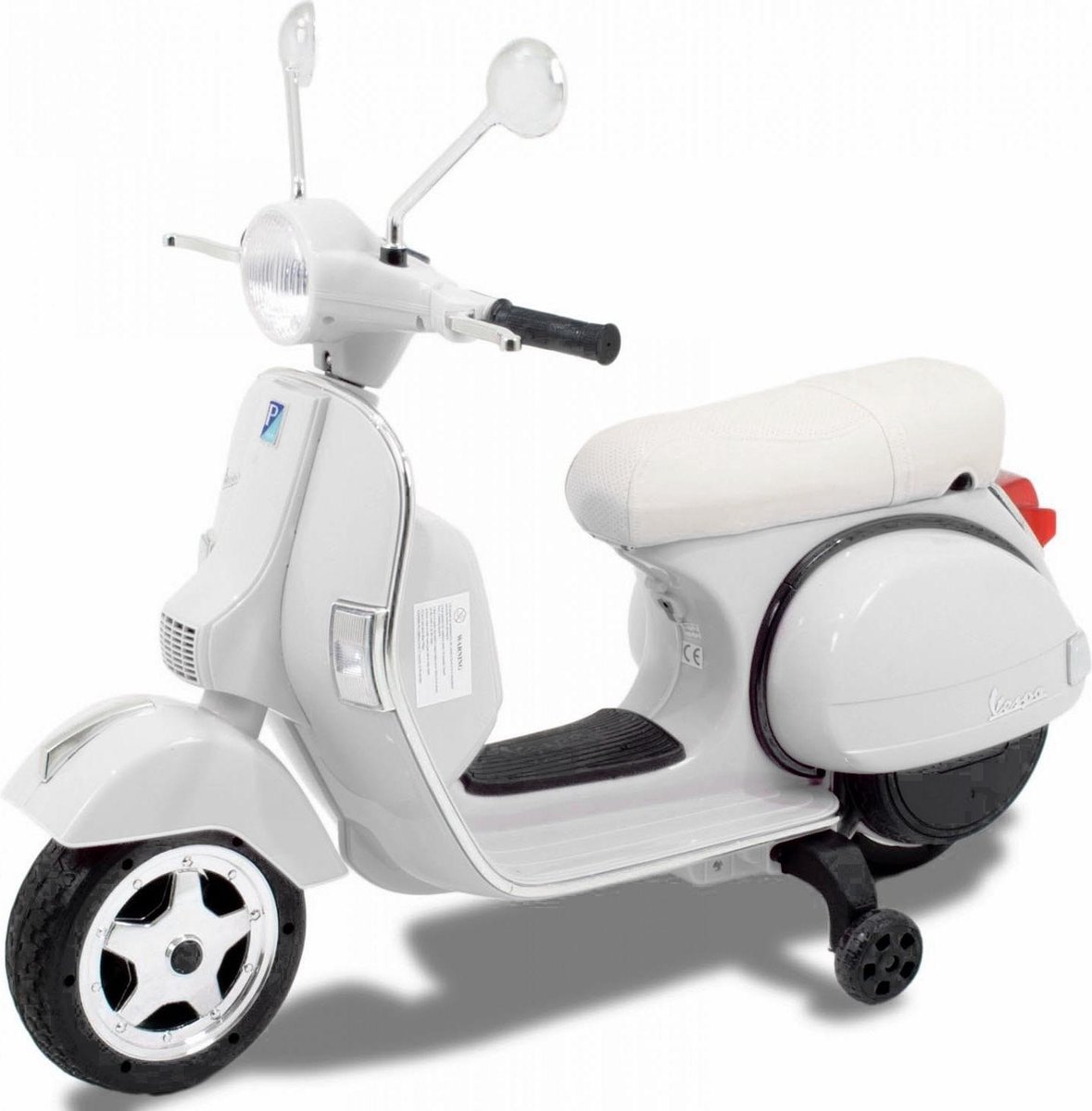   Elektrische Kinderscooter - Accu Scooter - 6V Accu - Sterke Accu - Afstandbediening - Wit