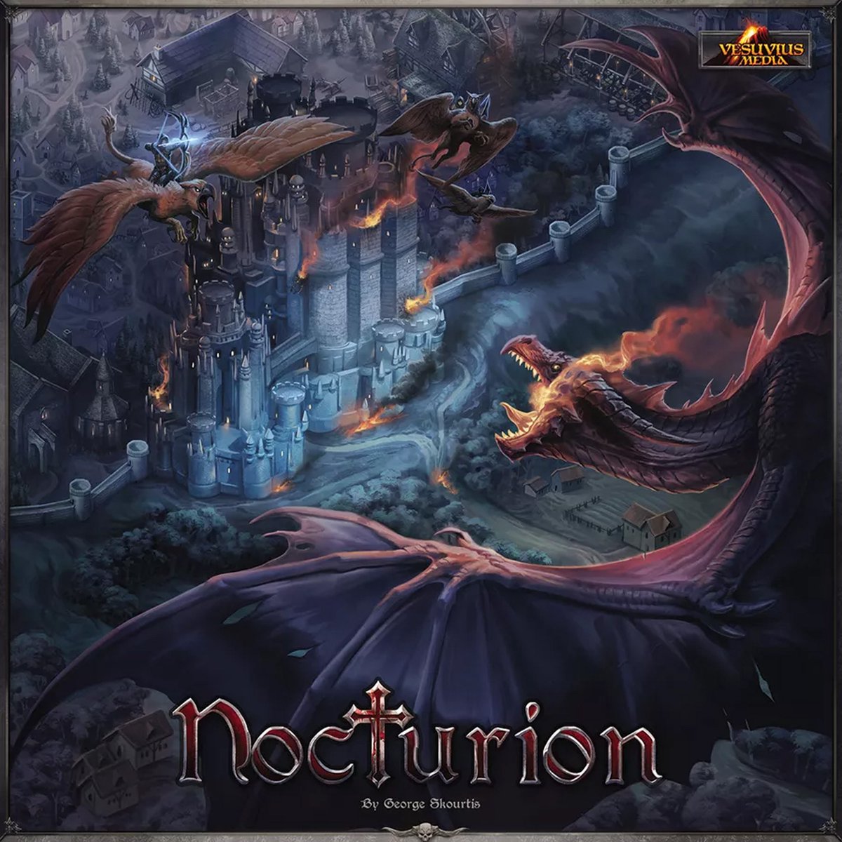 Nocturion 2nd Edition - Strategiespel - Voor 2-4 spelers vanaf 14+ - Tactisch en thematisch - Engels