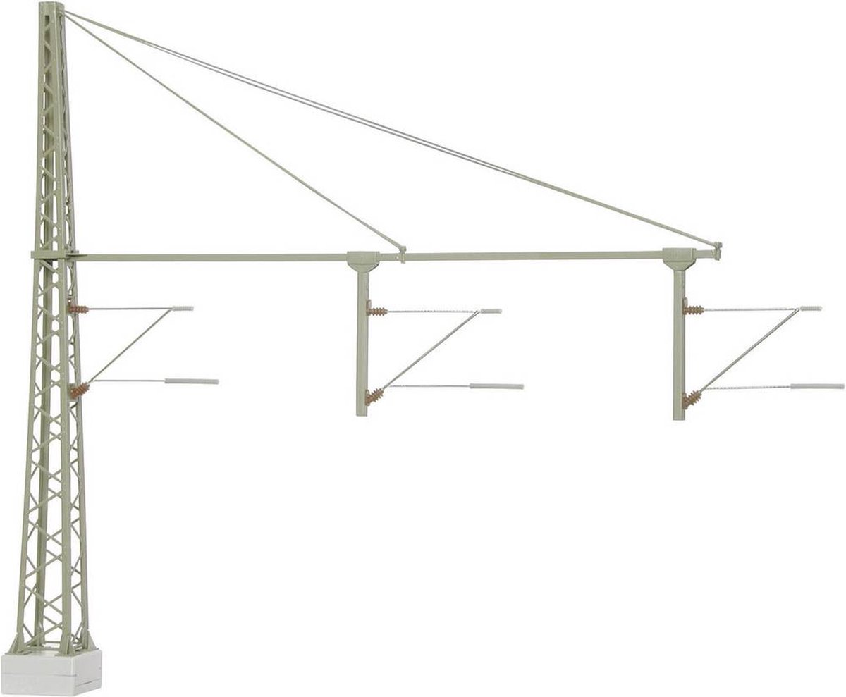 H0  n 4161 Bovenleidingmast met arm 3 sporen Universeel 1 stuk(s)