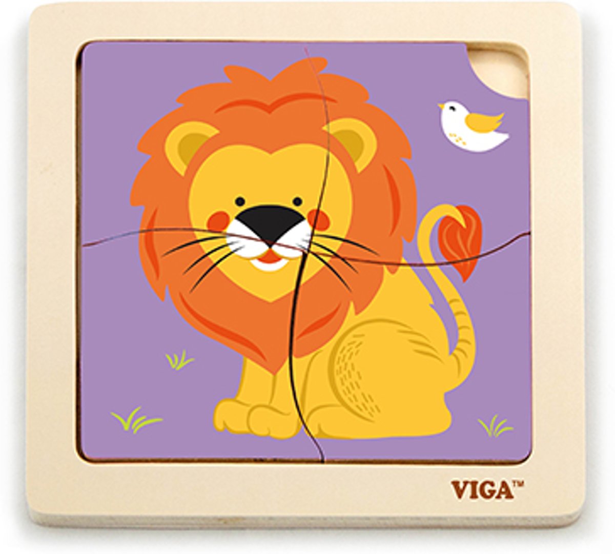 Viga puzzel leeuw
