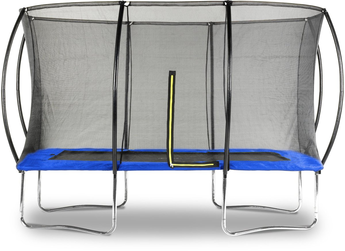 Viking Choice Trampoline Rechthoekig 180x270cm Blauw/Zwart - Veiligheidsnet Inclusief