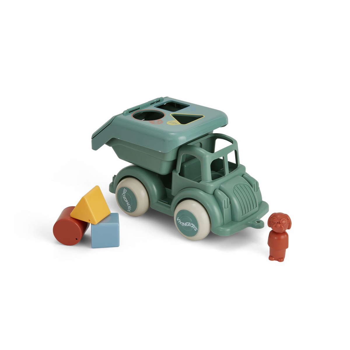   RE:LINE - Vuilniswagen   - 4-Delige Speelset - Gemaakt Van 100% Gerecycled Plastic - Geschikt Vanaf 1 Jaar