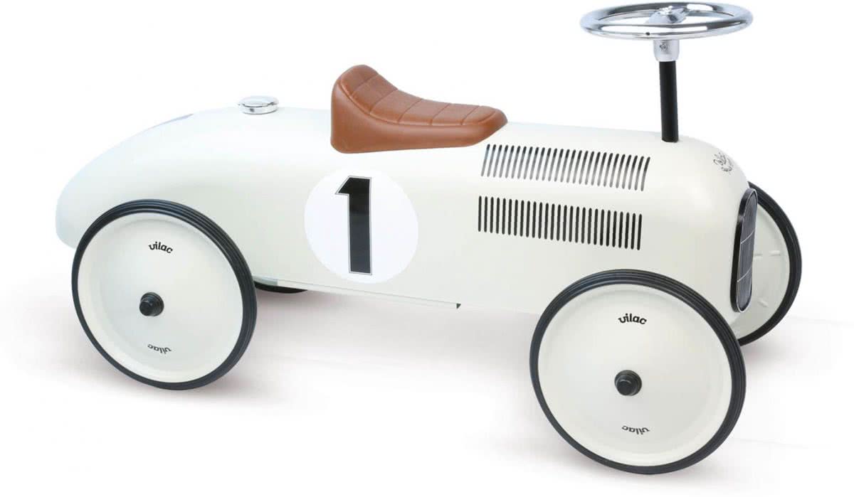 Loopwagen vintage parelmoer ( metaal ) van  