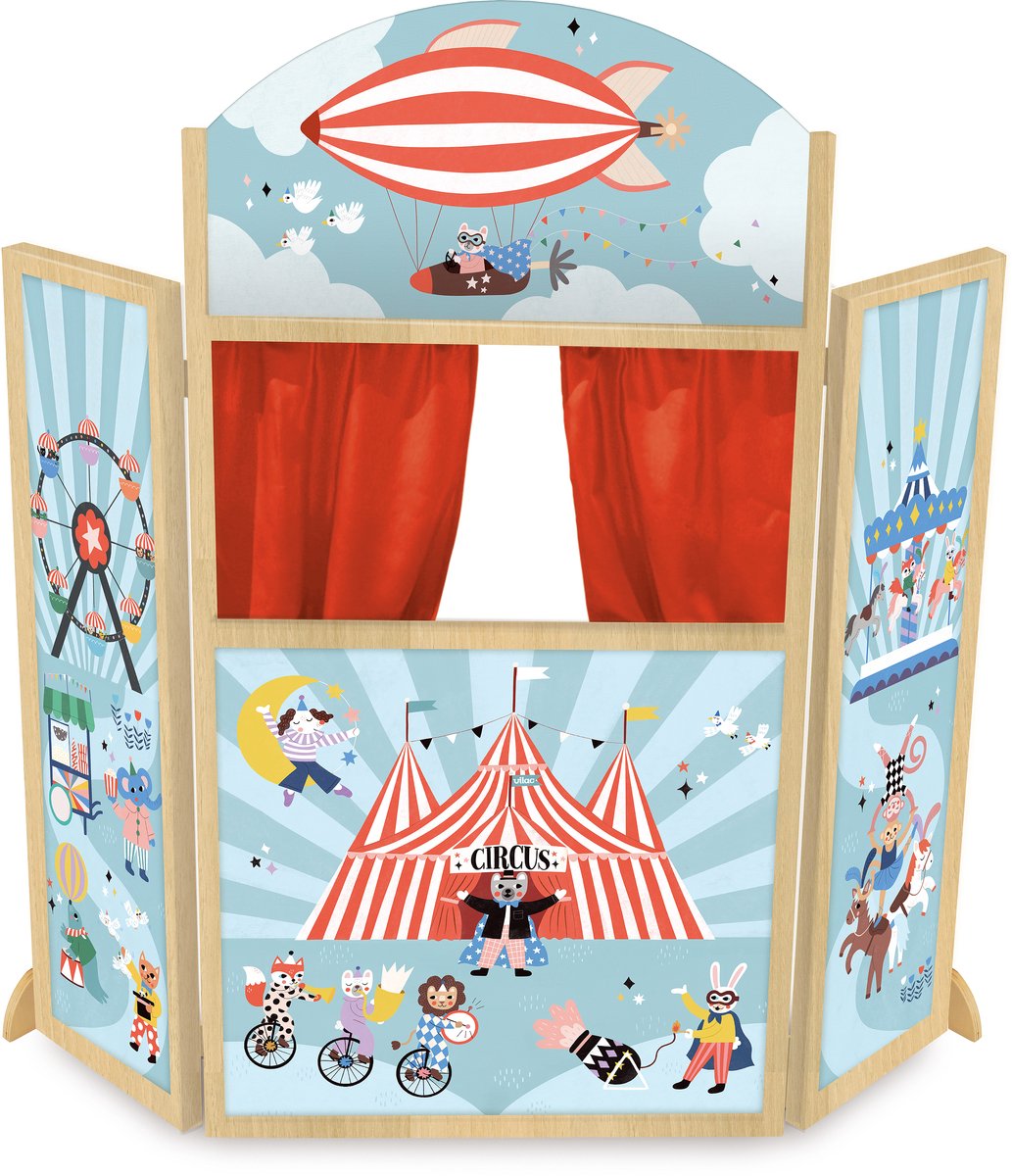 VILAC-  - Theater - houten speelgoed