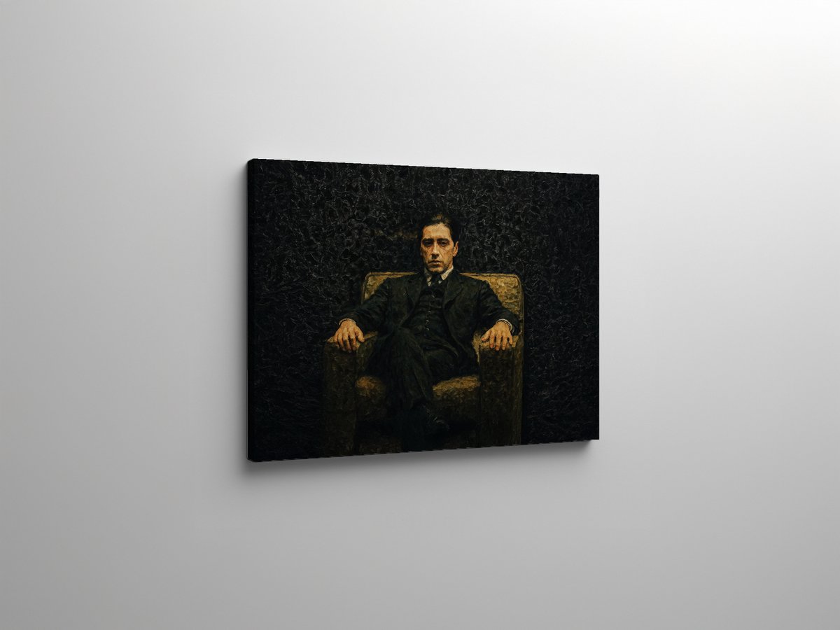 Stilte voor de Maffia op Canvas – 80x60 cm