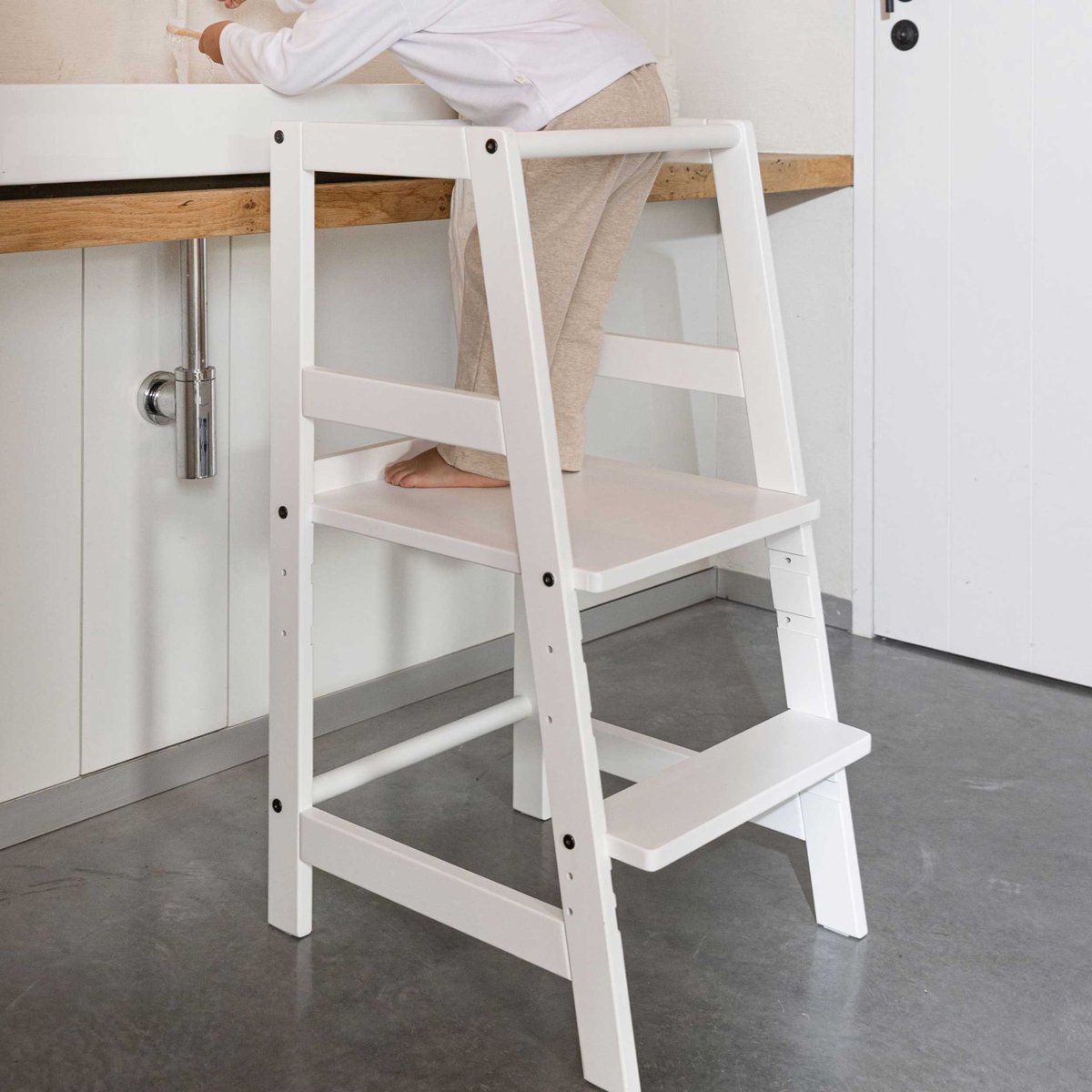 Leertoren Forrest - massief beukenhout - wit - Vipack - Cadeautips - Wit - Hout - Cadeautips -