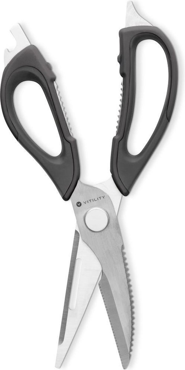 VITILITY Multifunctionele schaar - Hobbyschaar - Tweedelige schaar - Keukenschaar