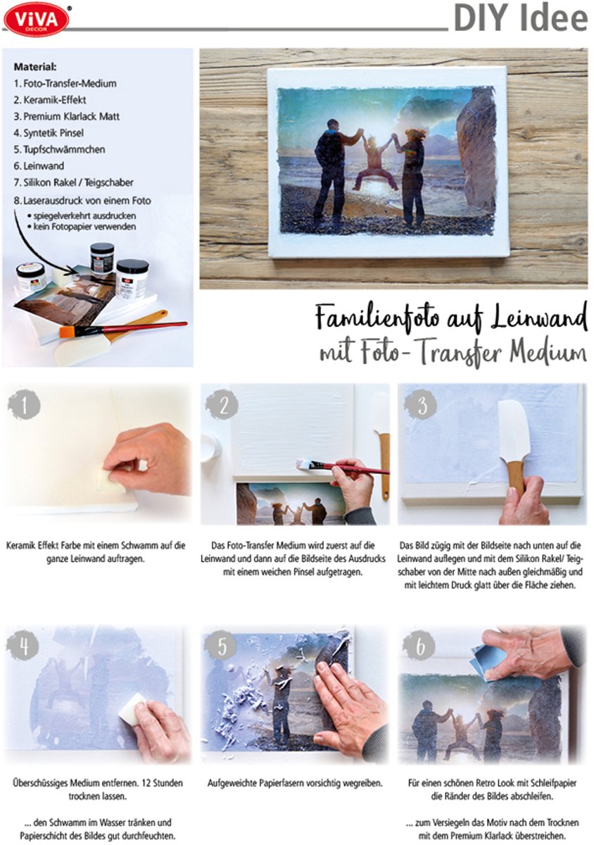 Foto-Transfer Medium