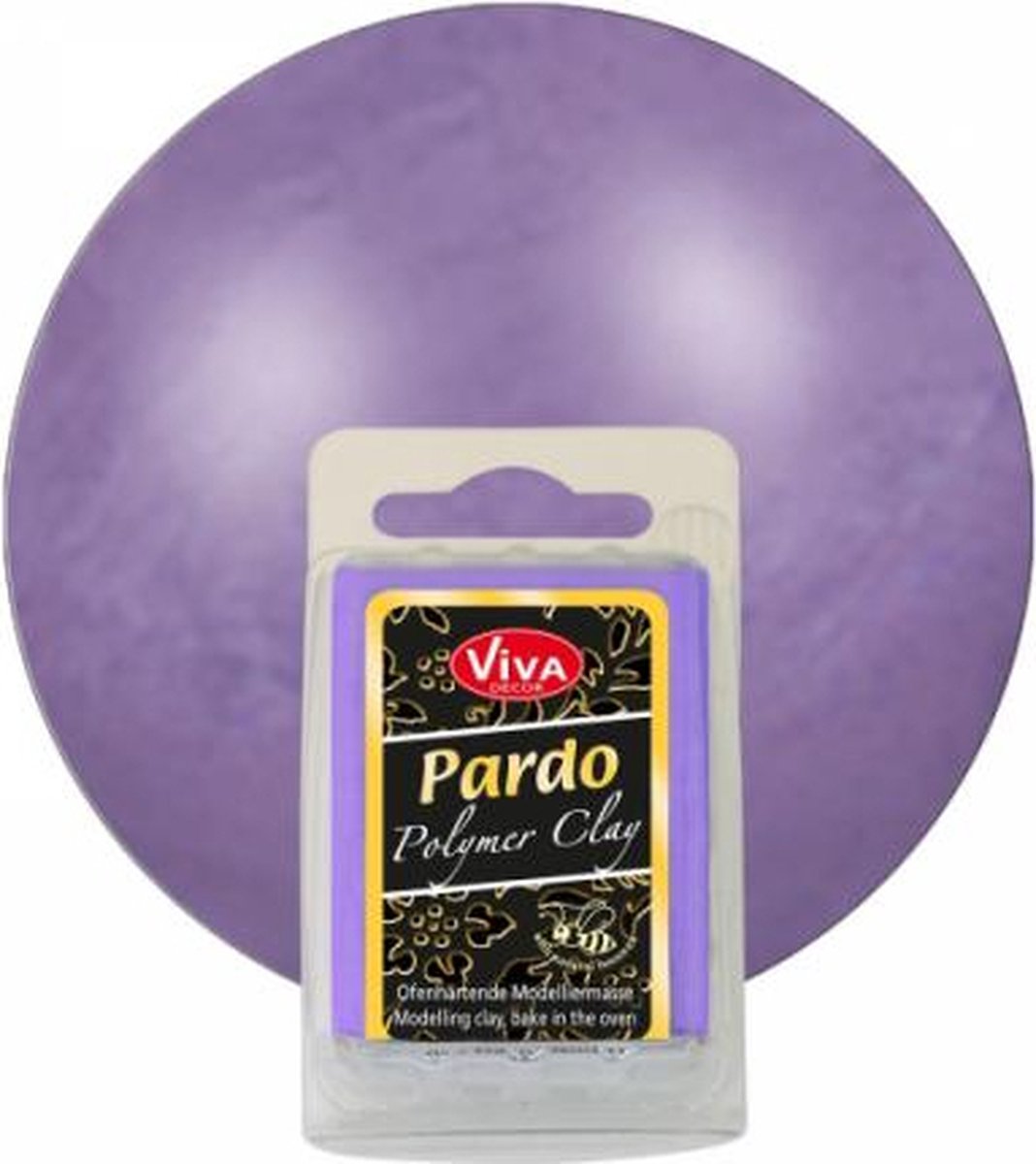 Pardo klei Amethyst nr. 505 - 56gr