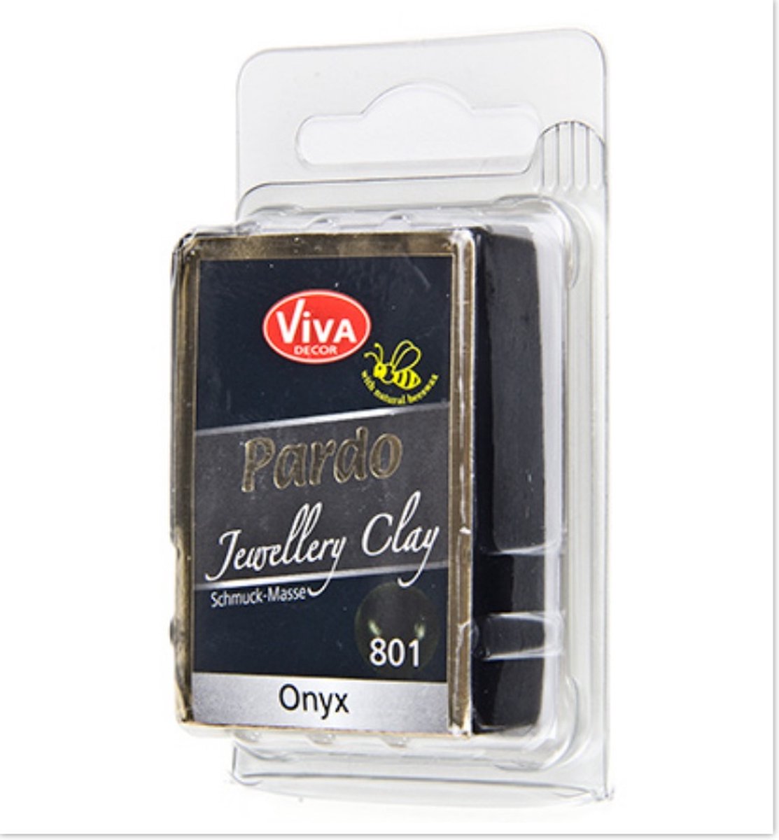 Pardo klei Onyx - zwart nr. 801- 56gr