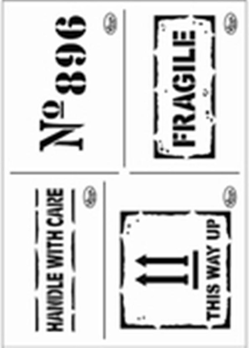 Universal-Schablone-Fragile