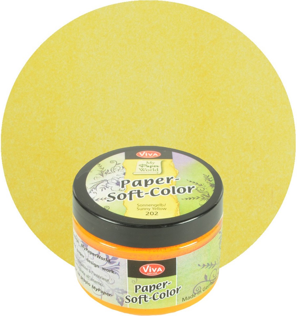 Paper Soft Color 75ml - Sunny Yellow