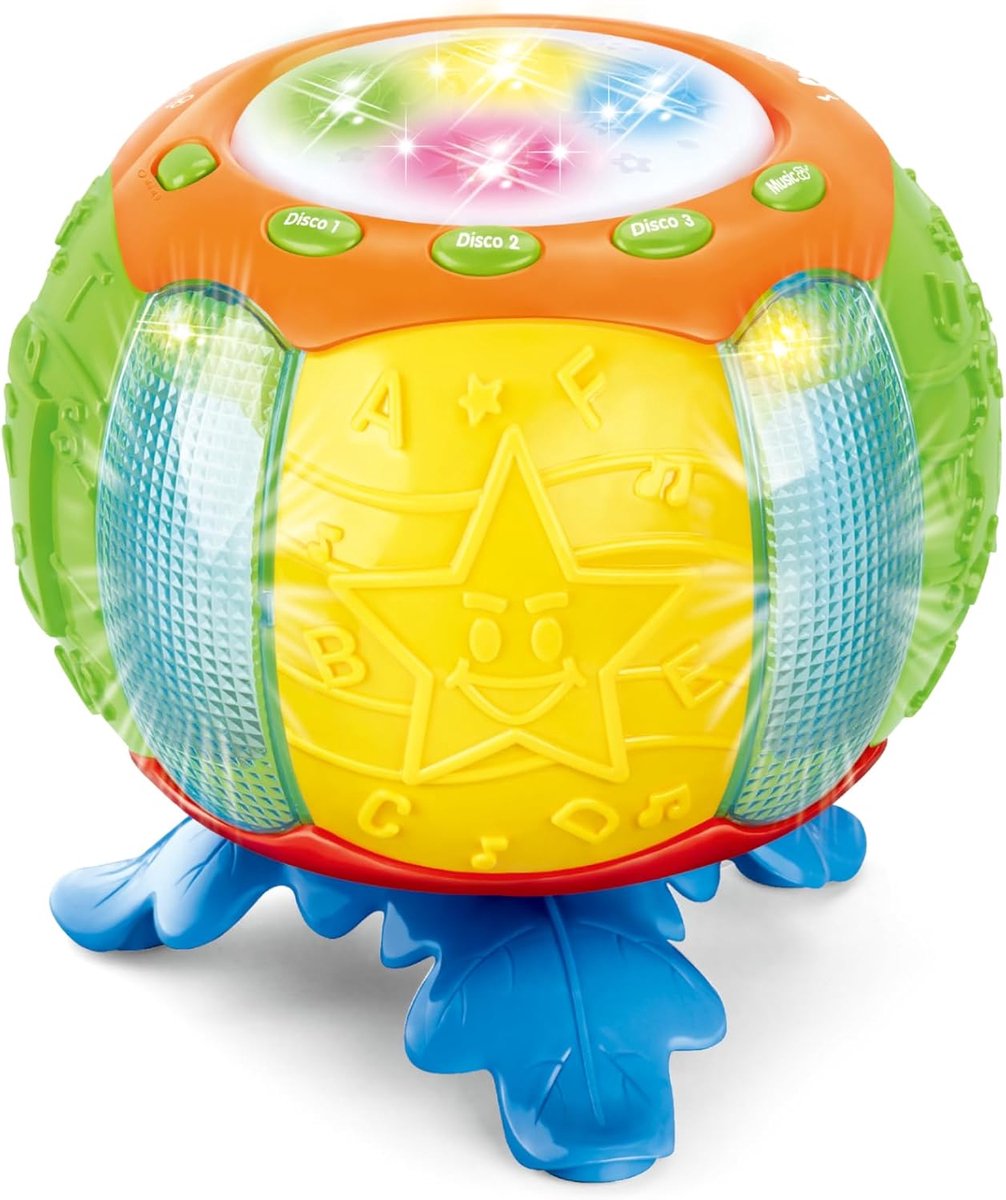 Speelgoed Trommel voor Kinderen - Elektronische Drumset met Licht en Geluid - Educatief Muziekinstrument voor Babys en Peuters vanaf 18 Maanden