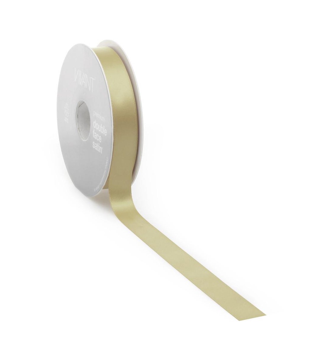 Satijn lint 10 mm groen op rol van 25 meter
