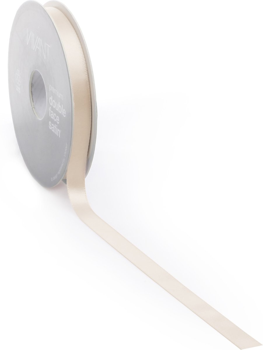 Satijn lint 10 mm roze op rol van 25 meter