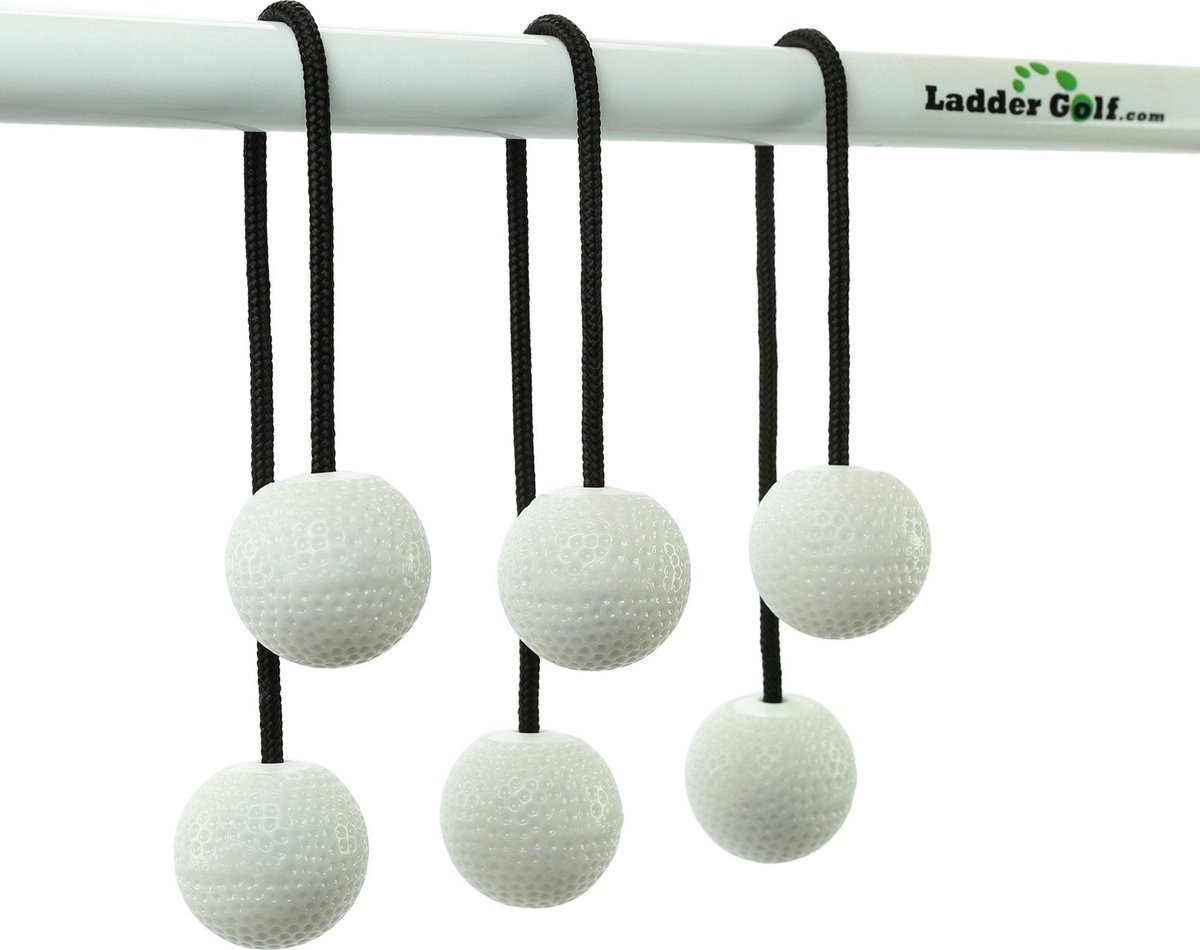 Ladder Golf Balspel Soft Bolas – White/wit
