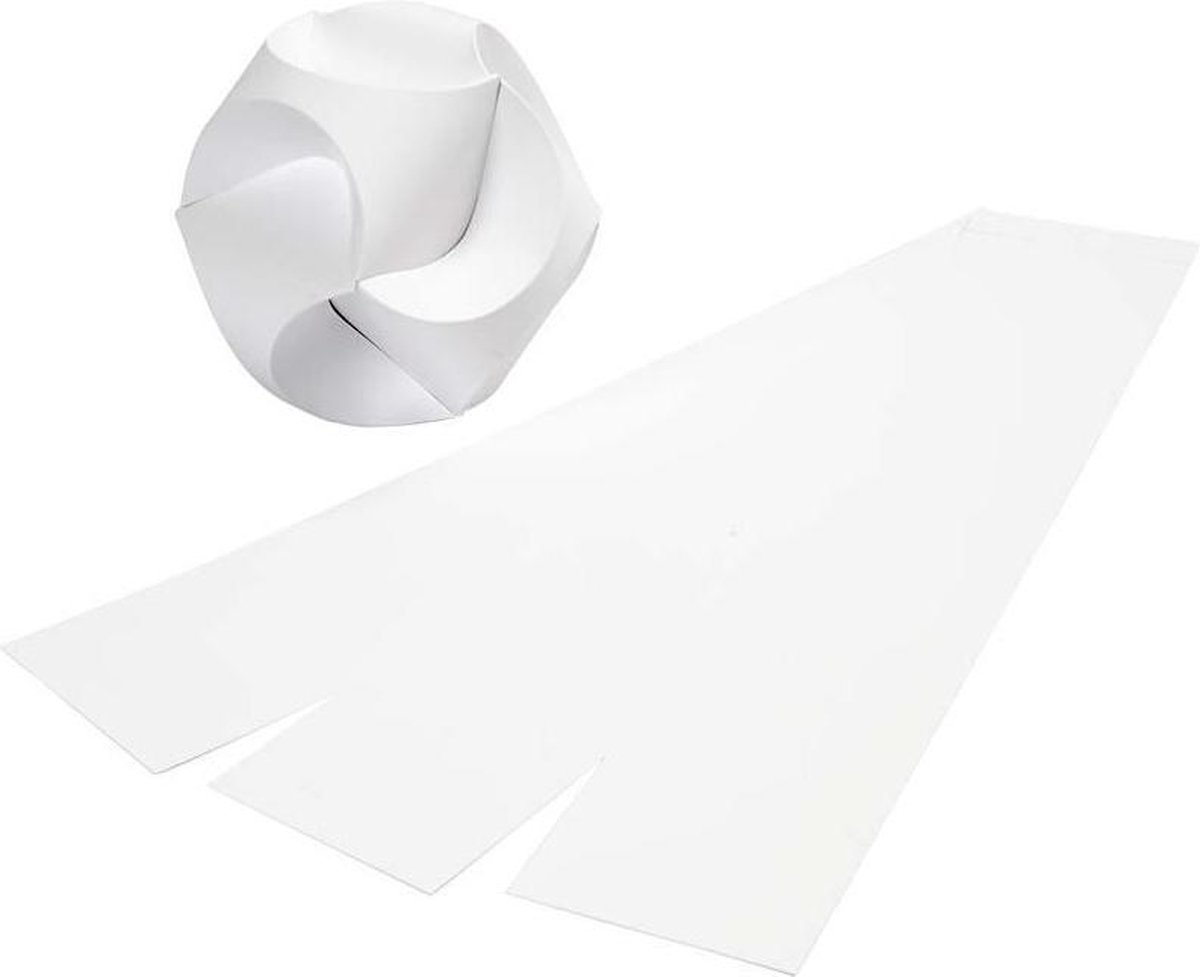 Click ballen, afm 5,5x28,4 cm, wit, 9 sets