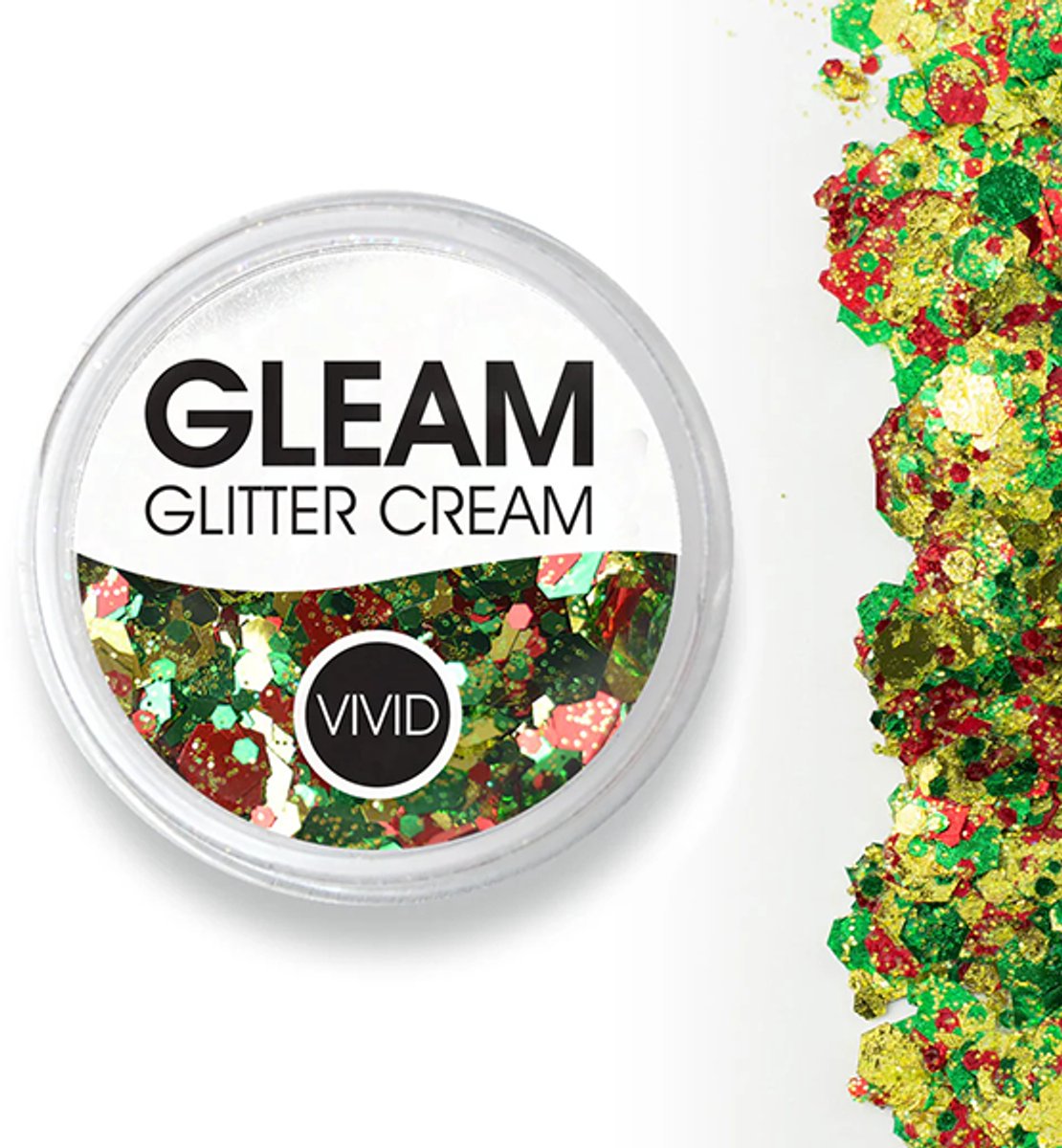 Vivid Gleam Chunky Glitter Cream- Christmas Miracle