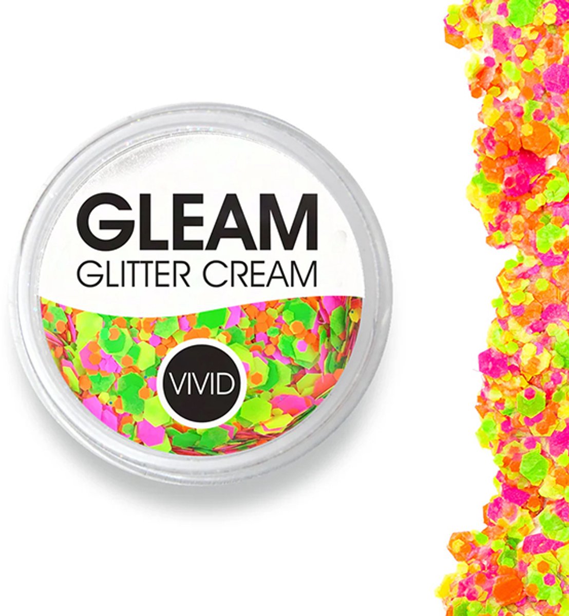 Vivid Gleam Chunky Glitter Cream- Ignite uv