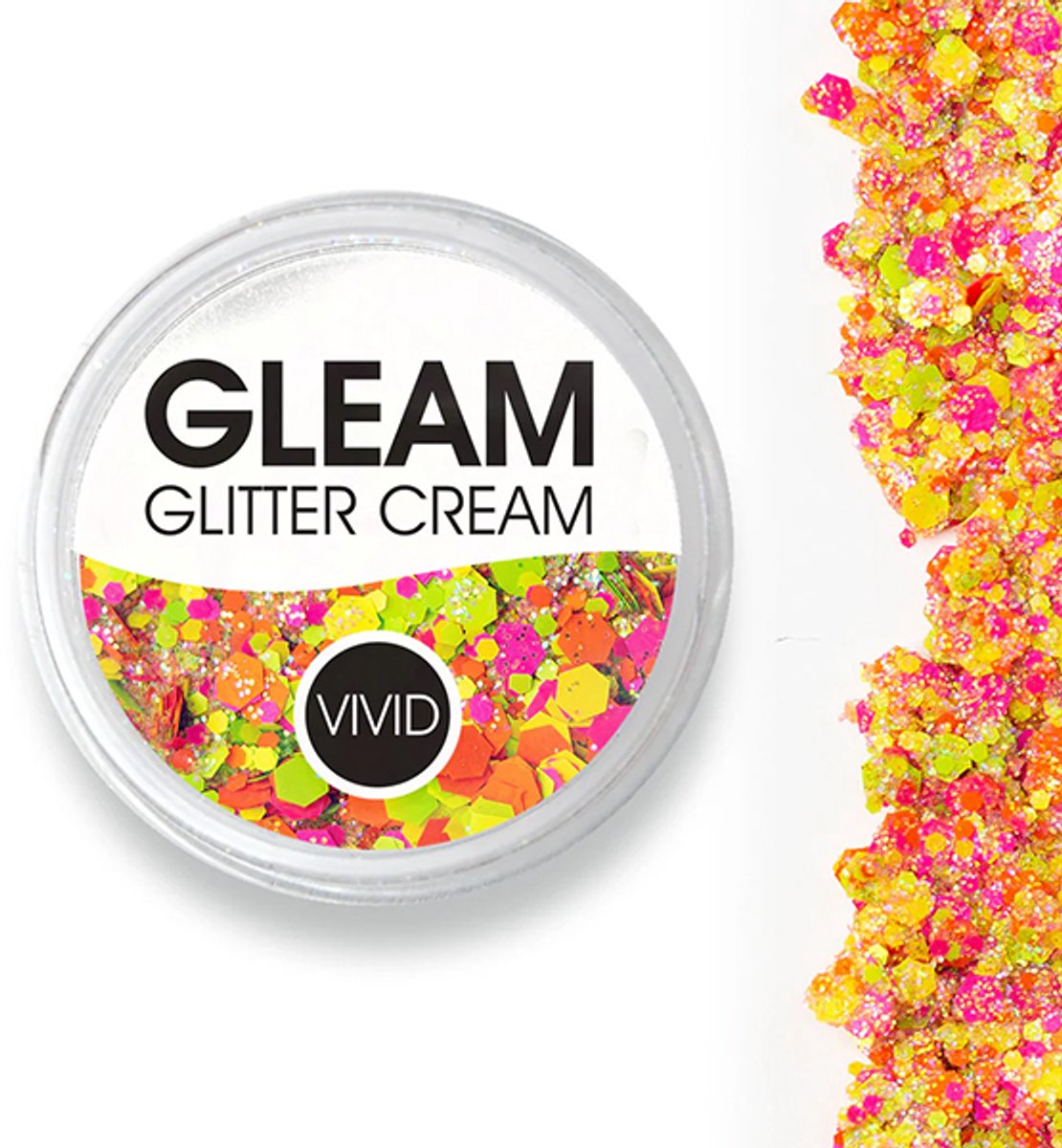 Vivid Gleam Chunky Glitter Cream- Lava Pool