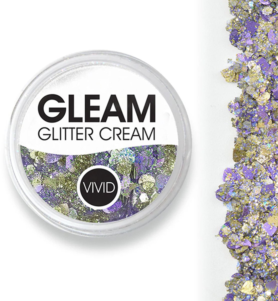 Vivid Gleam Chunky Glitter Cream- Revelation