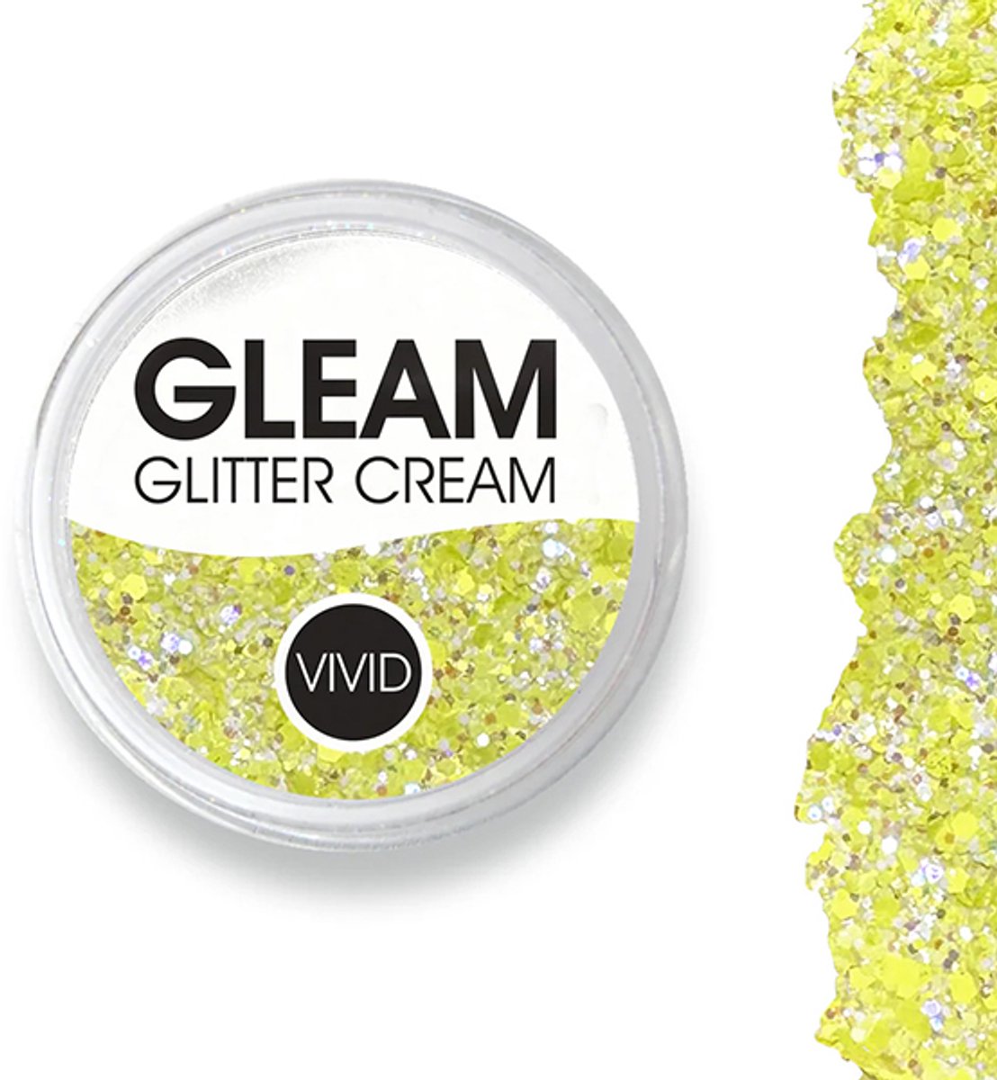 Vivid Gleam Chunky Glitter Cream- Sunbeam