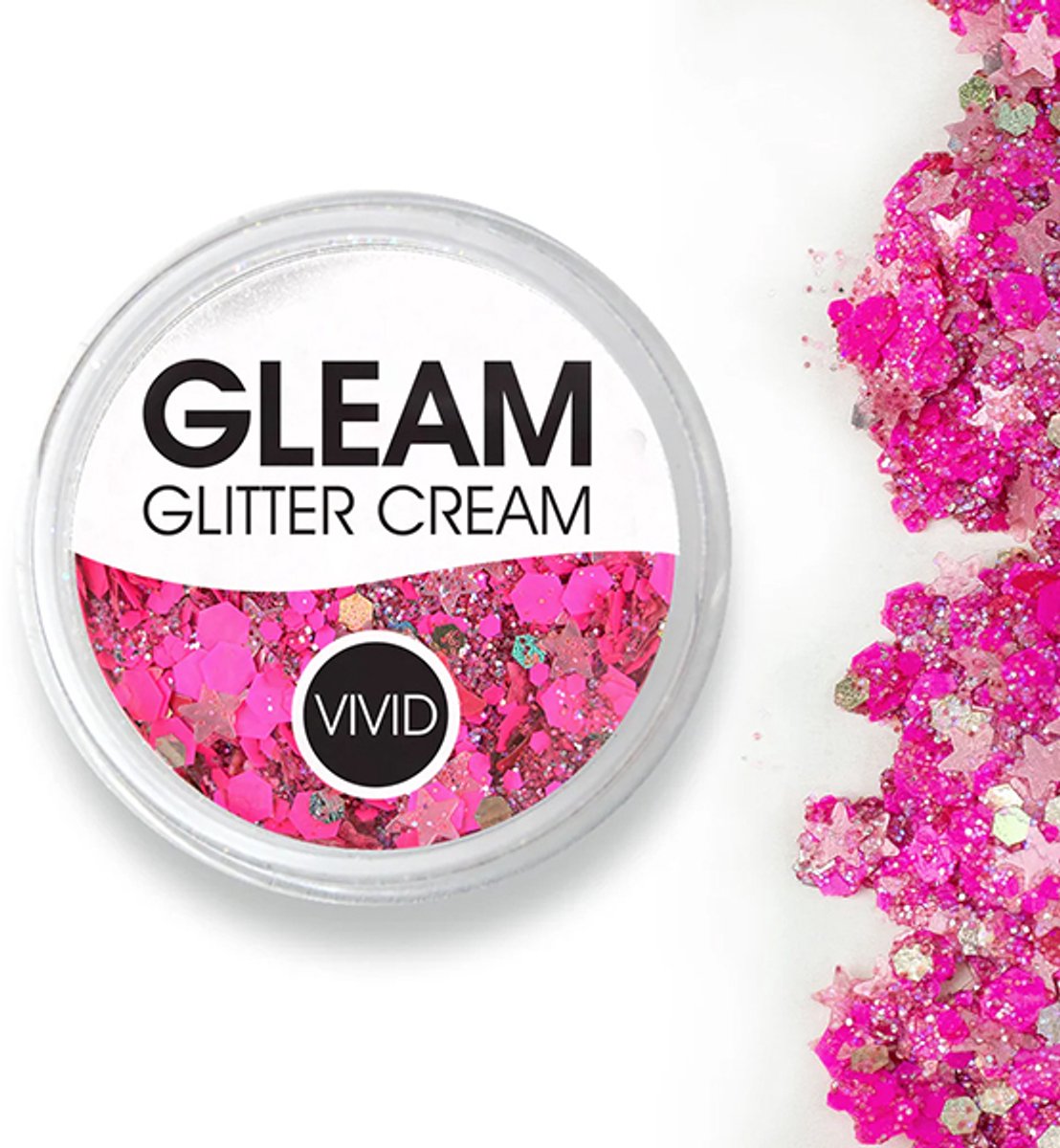 Vivid Gleam Chunky Glitter Cream- Watermelon